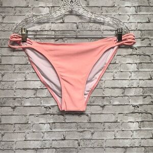 RETERON Size XL Pink Strappy Bikini Swim Bottom NWT